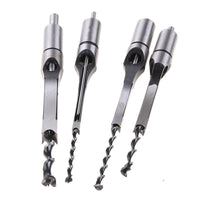 Thumbnail for Square Auger Drill Bit Cut Mortising Chisel Woodworking Tool Set - InspiredGrabs.com