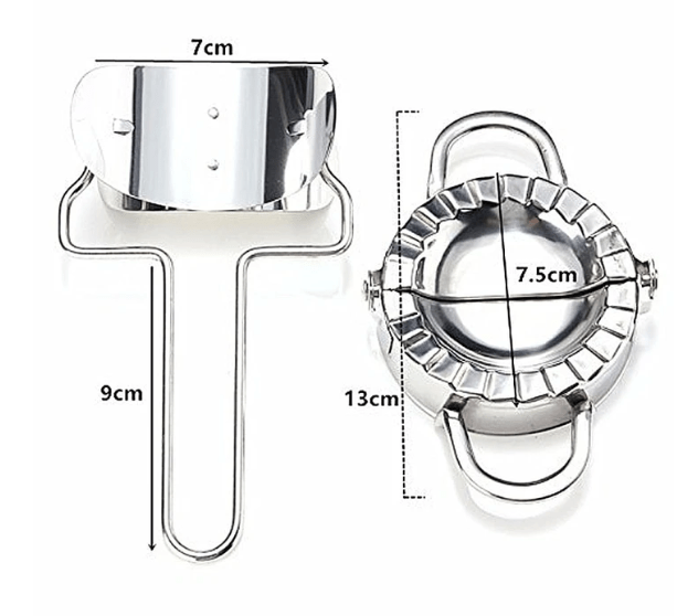 Stainless Steel Dumpling Mold - InspiredGrabs.com