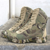 Thumbnail for Stand out in style with our trendy camouflage boots. - InspiredGrabs.com