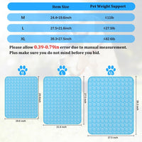 Thumbnail for Pet Cooling Mat Cool Pad Cushion Dog Cat Puppy Blanket for Summer Sleeping Bed Dog Cooling Bed Pet Cooling Mat - InspiredGrabs.com