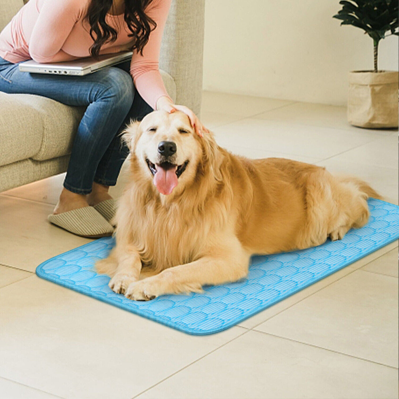 Pet Cooling Mat Cool Pad Cushion Dog Cat Puppy Blanket for Summer Sleeping Bed Dog Cooling Bed Pet Cooling Mat - InspiredGrabs.com