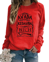 Thumbnail for Stay stylish and cozy with our Letter Pattern Printing Round Neck Sweater this autumn and winter. - InspiredGrabs.com