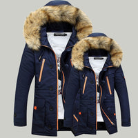 Thumbnail for Stay warm and stylish this autumn and winter with our slim, hooded, padded jacket for men. - InspiredGrabs.com