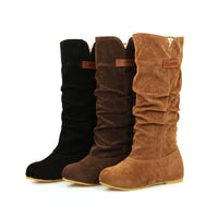 Thumbnail for Keep cozy and fashionable this winter with our exceptional mid-calf snow boots.