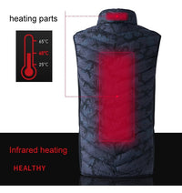 Thumbnail for Stay warm and stylish with the LoClimb Men's Camouflage Heated Vest. - InspiredGrabs.com