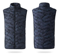 Thumbnail for Stay warm and stylish with the LoClimb Men's Camouflage Heated Vest. - InspiredGrabs.com