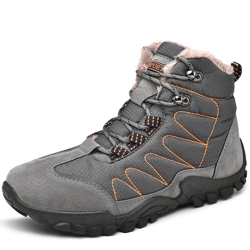 Winter New Outdoor Snow Boots Plus Velvet Warmth Plus Size Cotton Boots List - InspiredGrabs.com