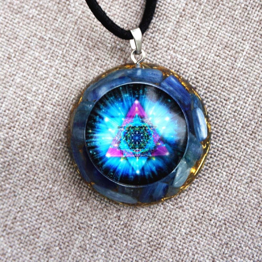Stunning Handmade Epoxy Pendant Harnesses the Power of Energy Gems for a Fashionable Meditation Experience - InspiredGrabs.com