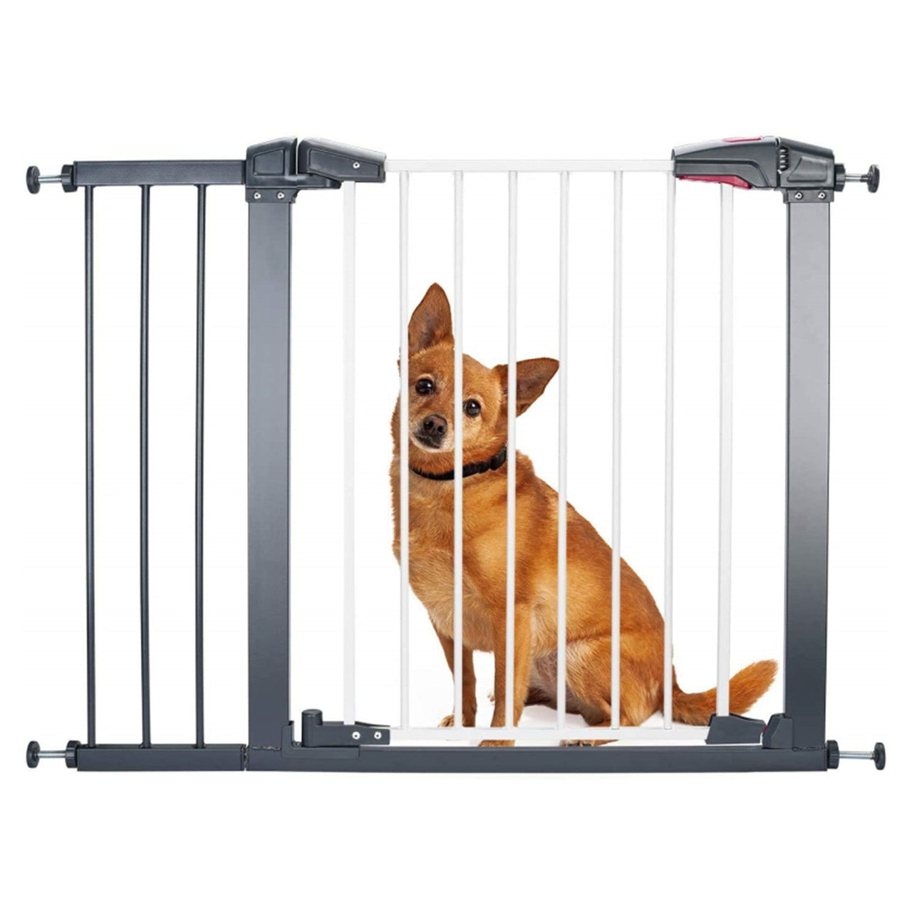 Sturdy Safe Gate with Four Pressured Adjustment Bolts Dog Indoor Gate, Stair Gate for Pets, 29in To 34in Wide 32in Height - InspiredGrabs.com