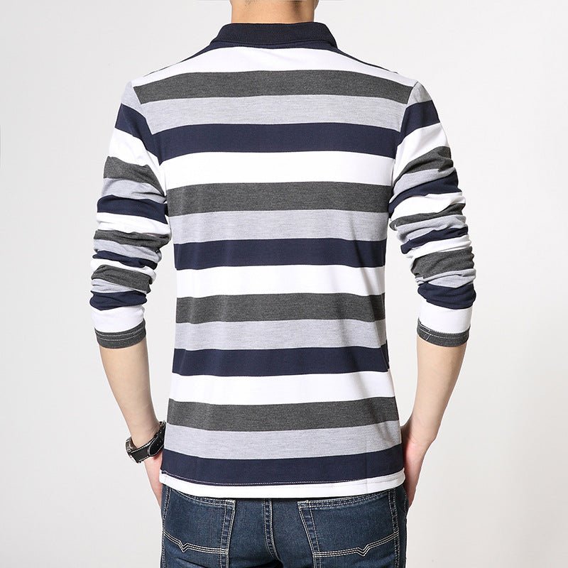 Stylish and comfortable long-sleeve options for plus-size men's fall fashion - InspiredGrabs.com