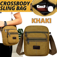 Thumbnail for Crossbody Bag Canvas Bags Casual Shoulder Satchel Handbag Pouch Messenger Unisex - InspiredGrabs.com