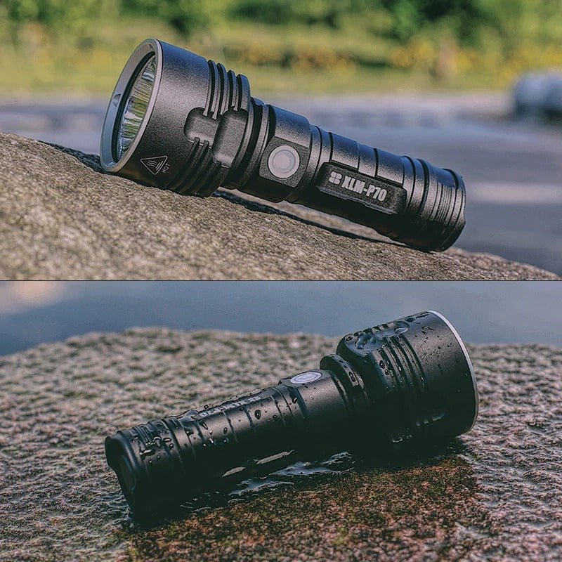 Super Bright Rechargeable LED Flashlight - InspiredGrabs.com