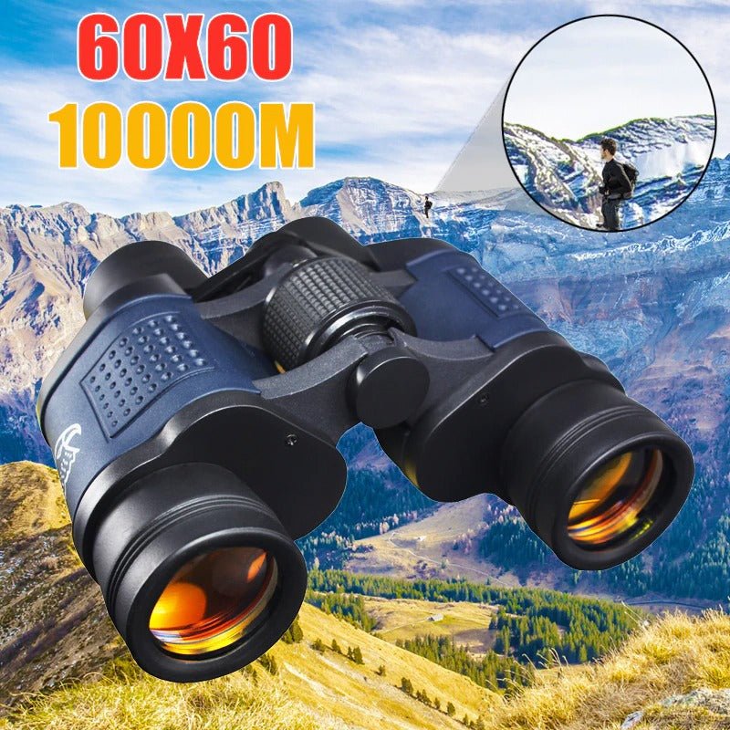 Telescope 60X60 Powerful Binoculars Hd 10000M High Magnification for Outdoor Hunting Optical Scopes Lll Night Vision Fixed Zoom - InspiredGrabs.com