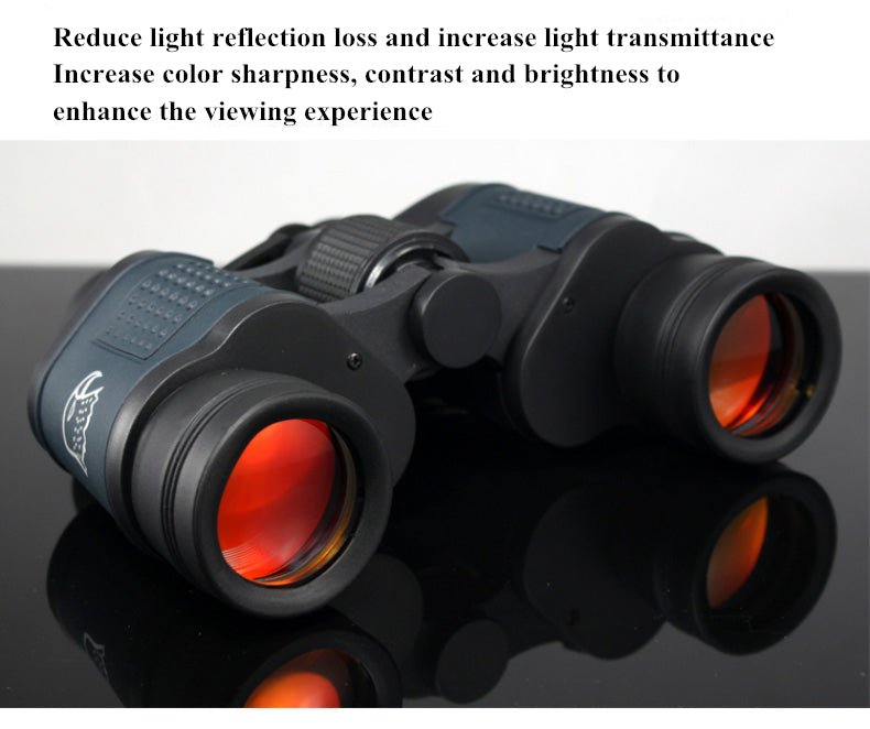 Telescope 60X60 Powerful Binoculars Hd 10000M High Magnification for Outdoor Hunting Optical Scopes Lll Night Vision Fixed Zoom - InspiredGrabs.com