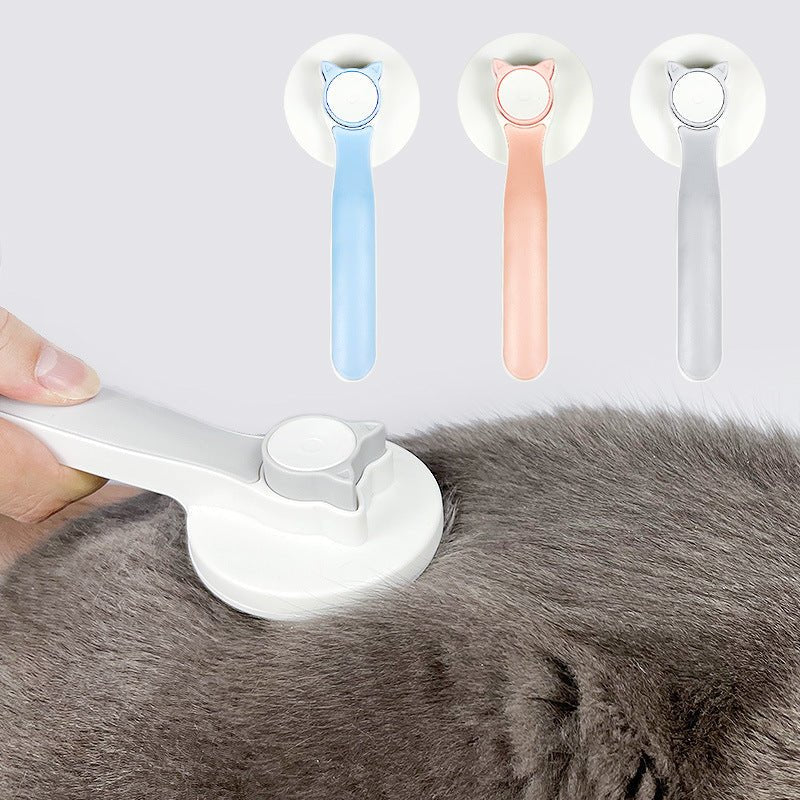 Cat Grooming Brush, Self Cleaning Slicker Brushes for Dogs Pet Hair Removal Comb Stainless Steel Needle Cat Brush Self Cleaning for Cats Dogs Hair Remover Scraper Pet Grooming Tool - InspiredGrabs.com