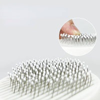 Thumbnail for Cat Grooming Brush, Self Cleaning Slicker Brushes for Dogs Pet Hair Removal Comb Stainless Steel Needle Cat Brush Self Cleaning for Cats Dogs Hair Remover Scraper Pet Grooming Tool - InspiredGrabs.com