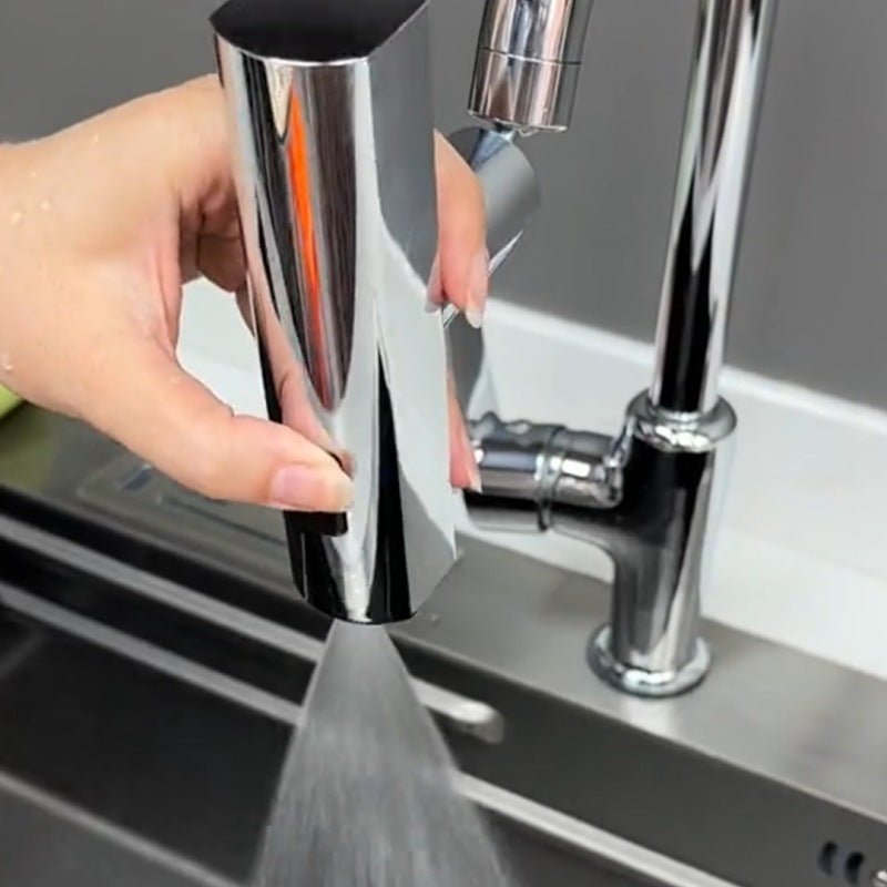 The Splash-Proof Universal Rotating Bubbler: A Versatile Faucet Attachment for Your Kitchen - InspiredGrabs.com