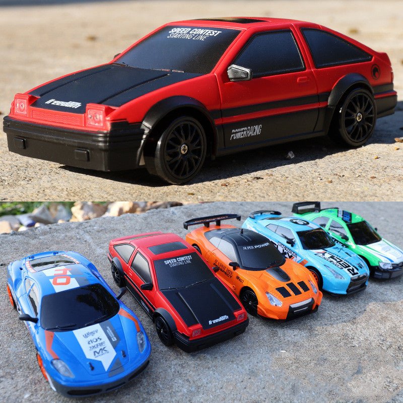 2.4G Drift RC Car 4WD RC Drift Car Toy Remote Control GTR Model AE86 Vehicle Car RC Racing Car Toy for Children Christmas Gifts - InspiredGrabs.com