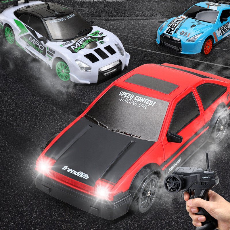 2.4G Drift RC Car 4WD RC Drift Car Toy Remote Control GTR Model AE86 Vehicle Car RC Racing Car Toy for Children Christmas Gifts - InspiredGrabs.com