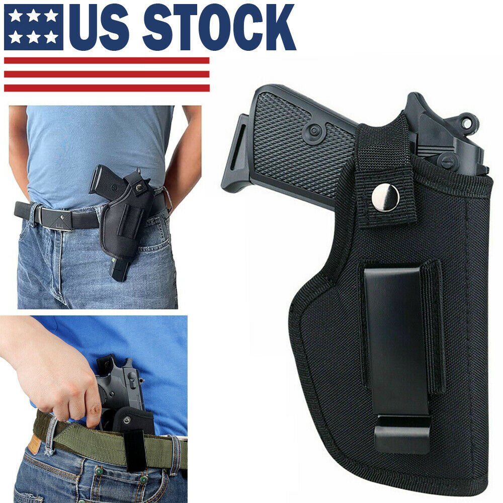 Tactical Universal IWB OWB Belt Weapon Gun Holder Concealed Carry Pistol Holster - InspiredGrabs.com