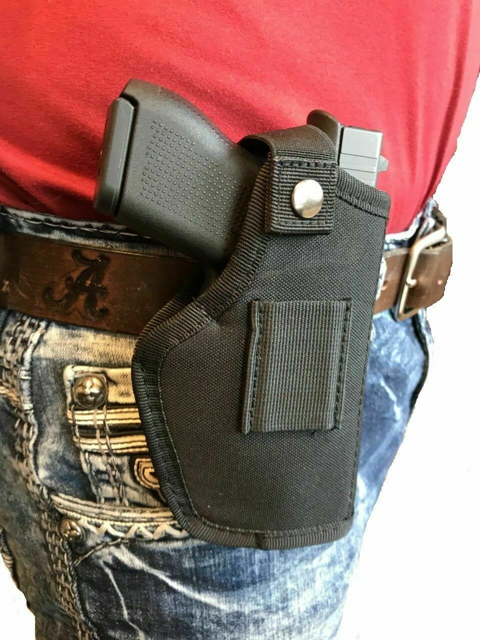 Tactical Universal IWB OWB Belt Weapon Gun Holder Concealed Carry Pistol Holster - InspiredGrabs.com