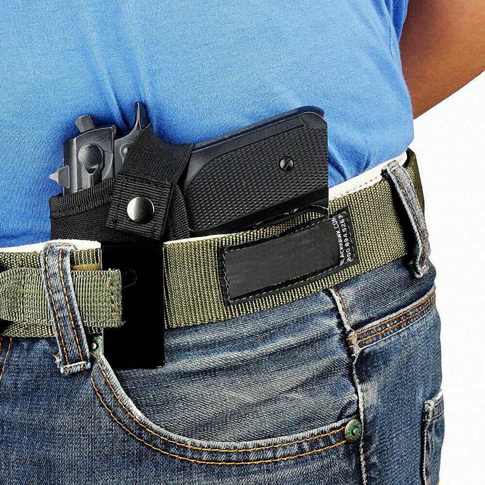 Tactical Universal IWB OWB Belt Weapon Gun Holder Concealed Carry Pistol Holster - InspiredGrabs.com