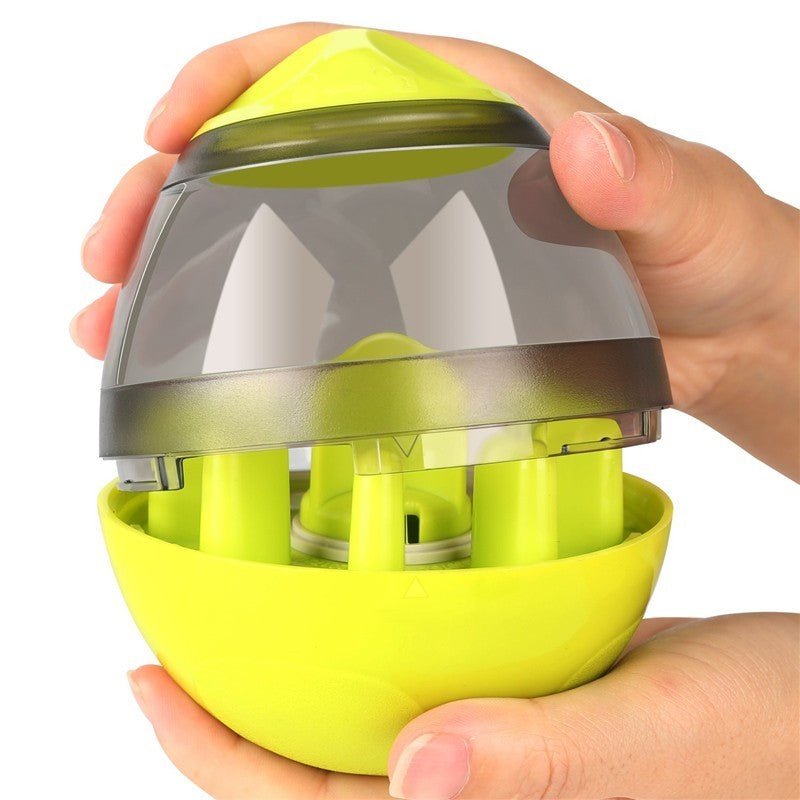 Dog Food Balls Tumbler Pet Puppy Feeder Dispenser Bowl Toy Leak Food Interactive Pet Tumbler Feeder Food Automatic Dispenser Bowl Interactive Balls - InspiredGrabs.com