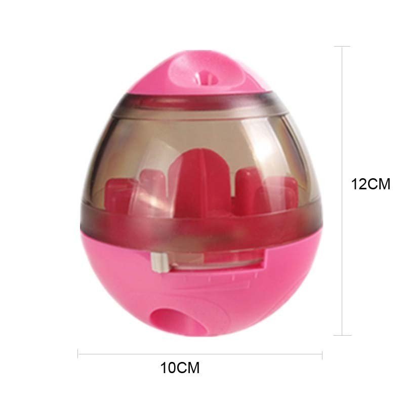 Dog Food Balls Tumbler Pet Puppy Feeder Dispenser Bowl Toy Leak Food Interactive Pet Tumbler Feeder Food Automatic Dispenser Bowl Interactive Balls - InspiredGrabs.com