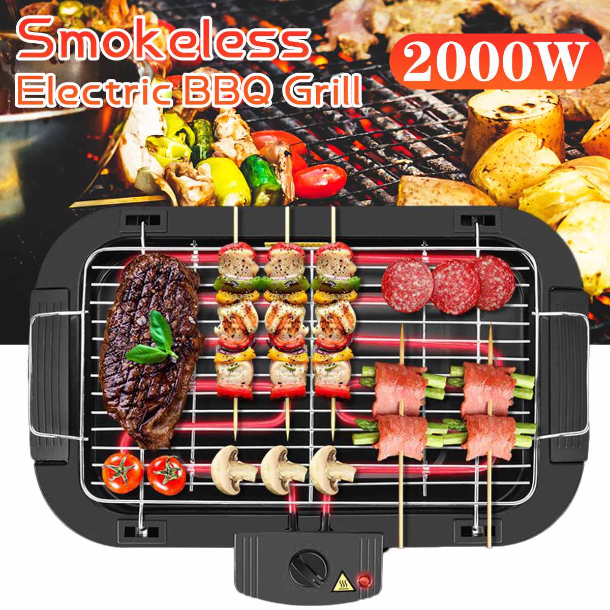 The ultimate smokeless electric barbecue grill - the European Standard Spot Household grill! - InspiredGrabs.com