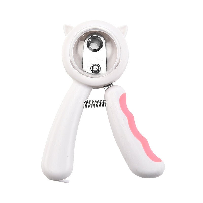 Cat Nail Clippers Kitten Puppy Nail Scissors Pet Nail Clipper Scissors Splash-proof Pet Dog Cat Nail Claw Clippers Scissors Trimmer Grooming Tools for Animals Pet Supplies - InspiredGrabs.com