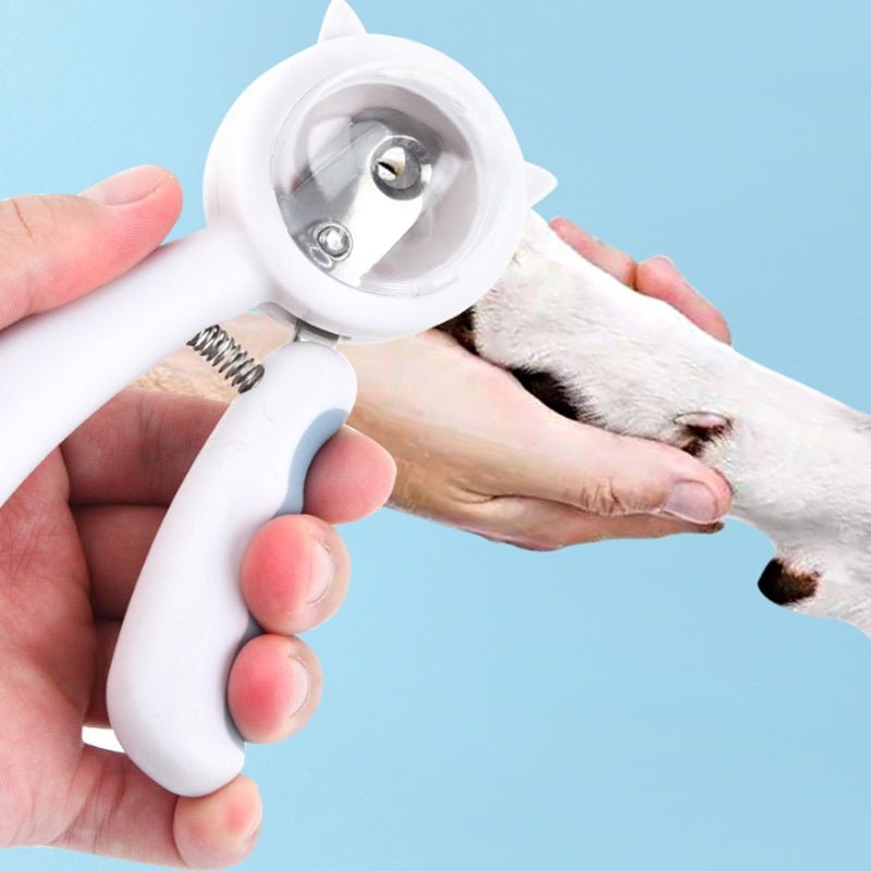 Cat Nail Clippers Kitten Puppy Nail Scissors Pet Nail Clipper Scissors Splash-proof Pet Dog Cat Nail Claw Clippers Scissors Trimmer Grooming Tools for Animals Pet Supplies - InspiredGrabs.com