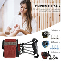 Thumbnail for Training Device Hand Yoga Resistance Band Finger Gripper Strength Trainer Extensor Exerciser Finger Flexion and Extension - InspiredGrabs.com