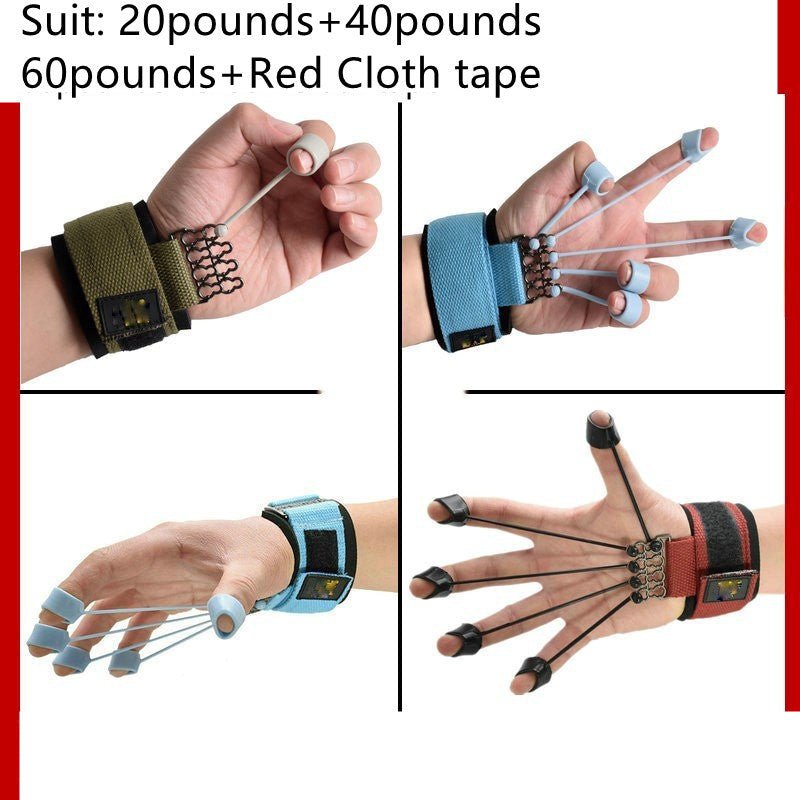 Training Device Hand Yoga Resistance Band Finger Gripper Strength Trainer Extensor Exerciser Finger Flexion and Extension - InspiredGrabs.com