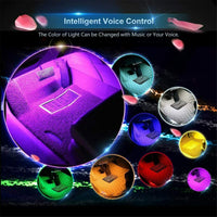 Thumbnail for Car Interior Lights Neon Atmosphere RGB LED Strip Bar Car Decor Lighting Lamp - InspiredGrabs.com