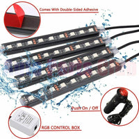 Thumbnail for Car Interior Lights Neon Atmosphere RGB LED Strip Bar Car Decor Lighting Lamp - InspiredGrabs.com