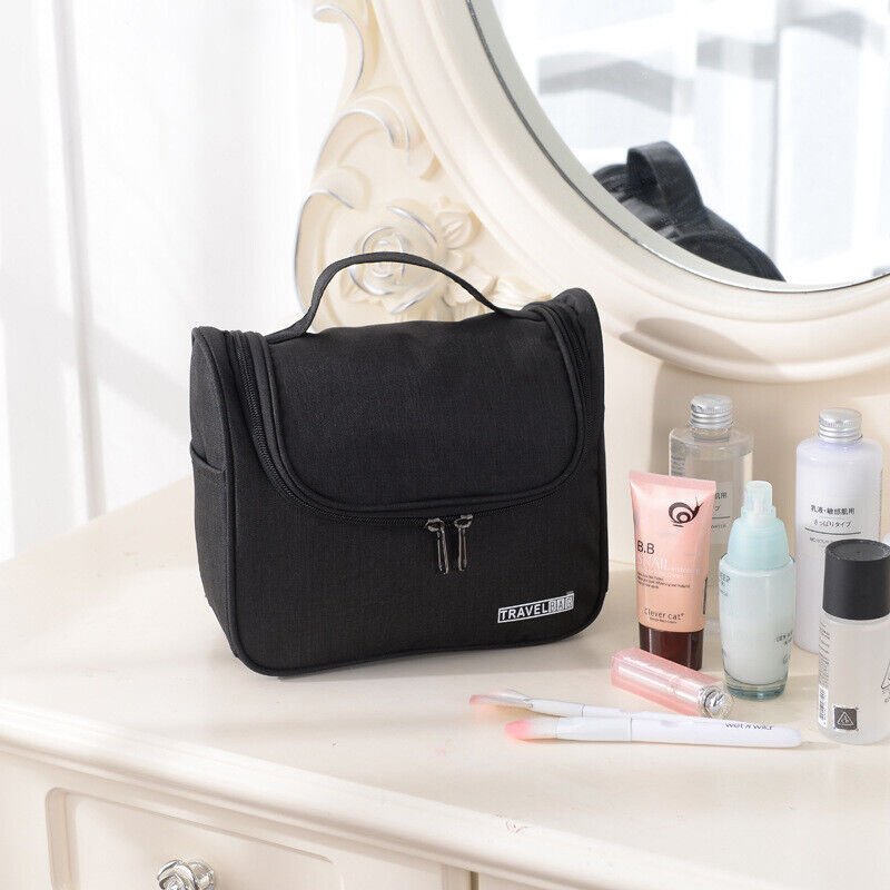 Travel Toiletry Bag Dopp Kit for Men & Women Cosmetics Makeup Shaving Organizer - InspiredGrabs.com