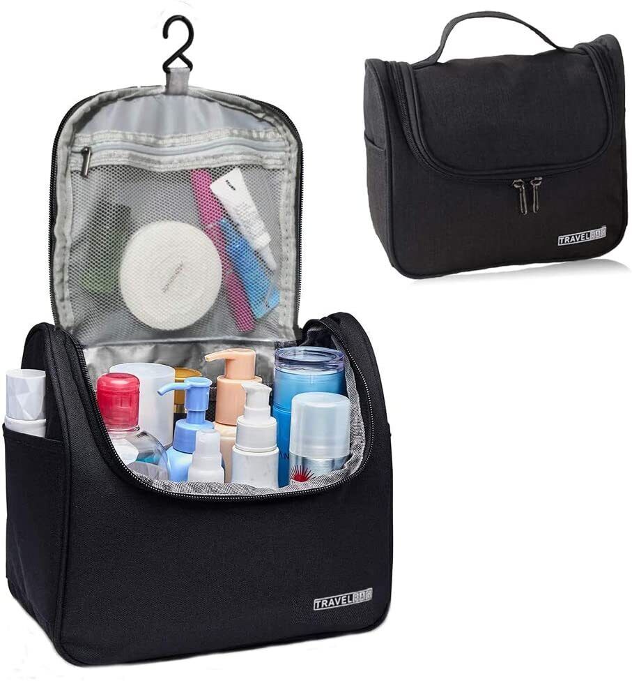 Travel Toiletry Bag Dopp Kit for Men & Women Cosmetics Makeup Shaving Organizer - InspiredGrabs.com