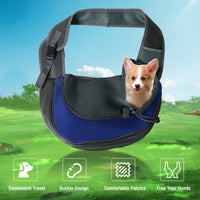 Thumbnail for Dog Carrier Pet Puppy Backpack Travel Tote Sling Bag Mesh Hands Free Shoulder - InspiredGrabs.com