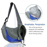 Thumbnail for Dog Carrier Pet Puppy Backpack Travel Tote Sling Bag Mesh Hands Free Shoulder - InspiredGrabs.com