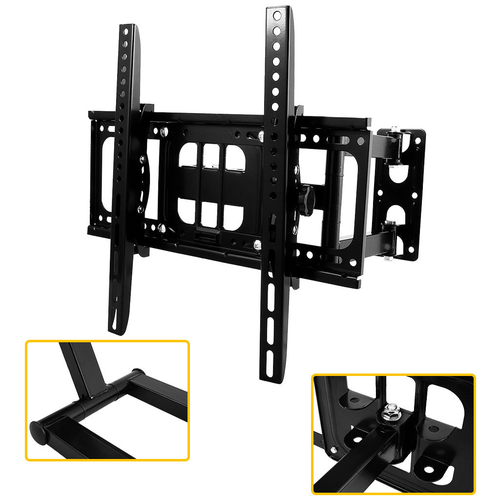 TV Mount Full Motion for 26-55 Inch LED LCD Flat Screen TV Perfect Center Design - InspiredGrabs.com