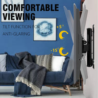 Thumbnail for TV Mount Full Motion for 26-55 Inch LED LCD Flat Screen TV Perfect Center Design - InspiredGrabs.com