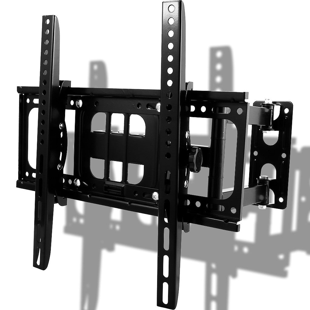 TV Mount Full Motion for 26-55 Inch LED LCD Flat Screen TV Perfect Center Design - InspiredGrabs.com