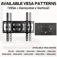 Thumbnail for TV Mount Full Motion for 26-55 Inch LED LCD Flat Screen TV Perfect Center Design - InspiredGrabs.com