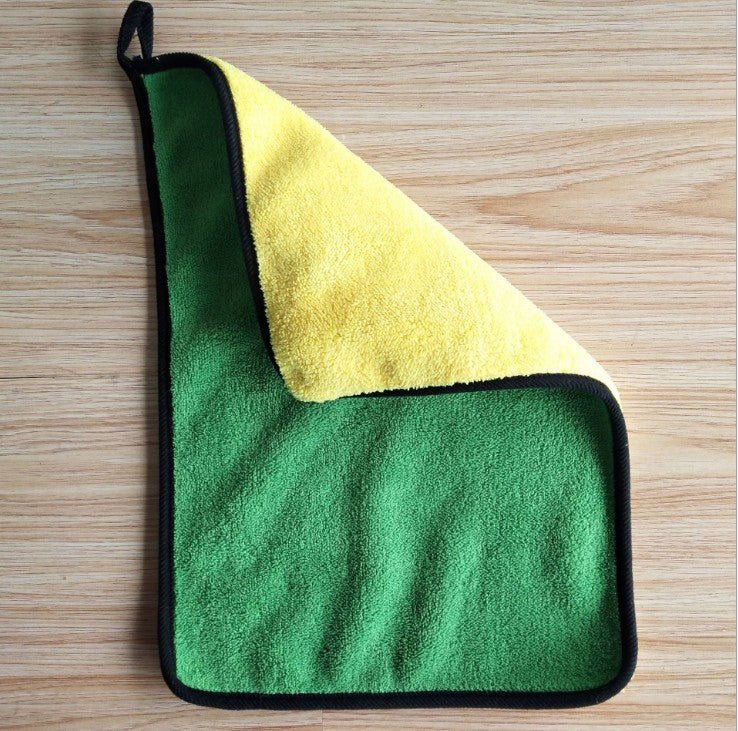 Two-color Double-sided Car Dual-use Cleaning Car Wash Towel - InspiredGrabs.com