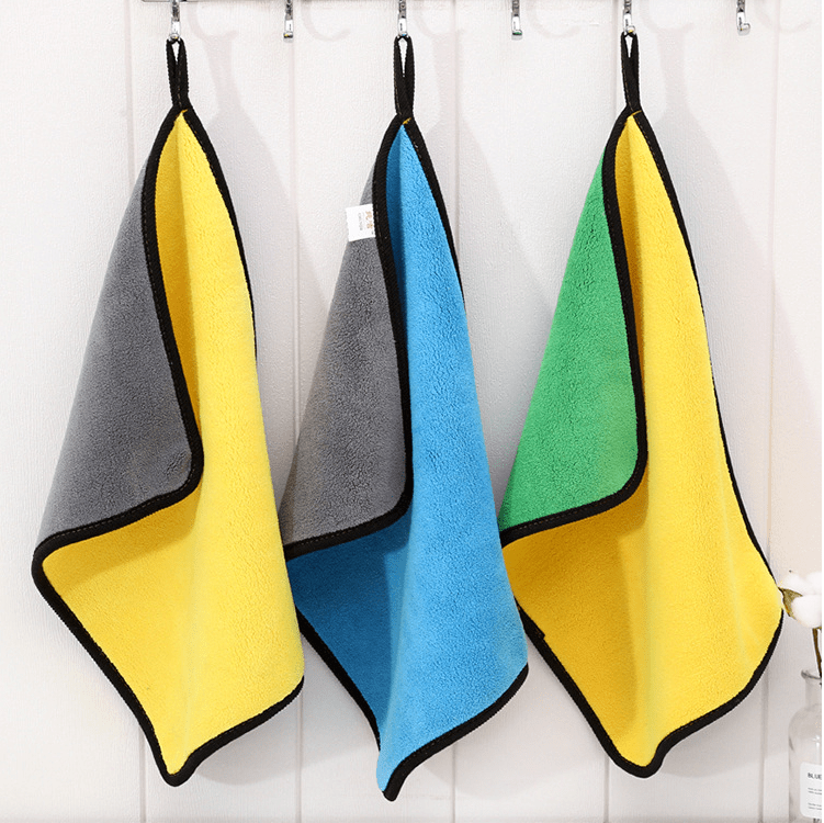 Two-color Double-sided Car Dual-use Cleaning Car Wash Towel - InspiredGrabs.com