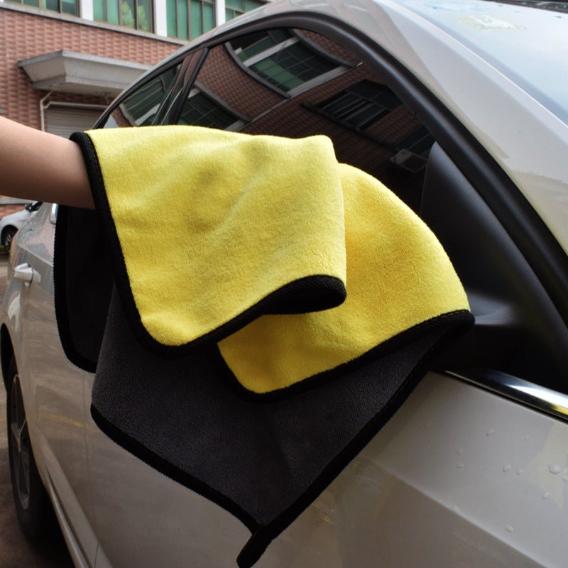 Two-color Double-sided Car Dual-use Cleaning Car Wash Towel - InspiredGrabs.com