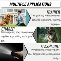 Thumbnail for Ultrasonic Anti Dog Barking Trainer LED Light Gentle Chaser Petgentle Sonics - InspiredGrabs.com