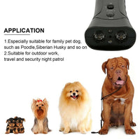 Thumbnail for Ultrasonic Anti Dog Barking Trainer LED Light Gentle Chaser Petgentle Sonics - InspiredGrabs.com