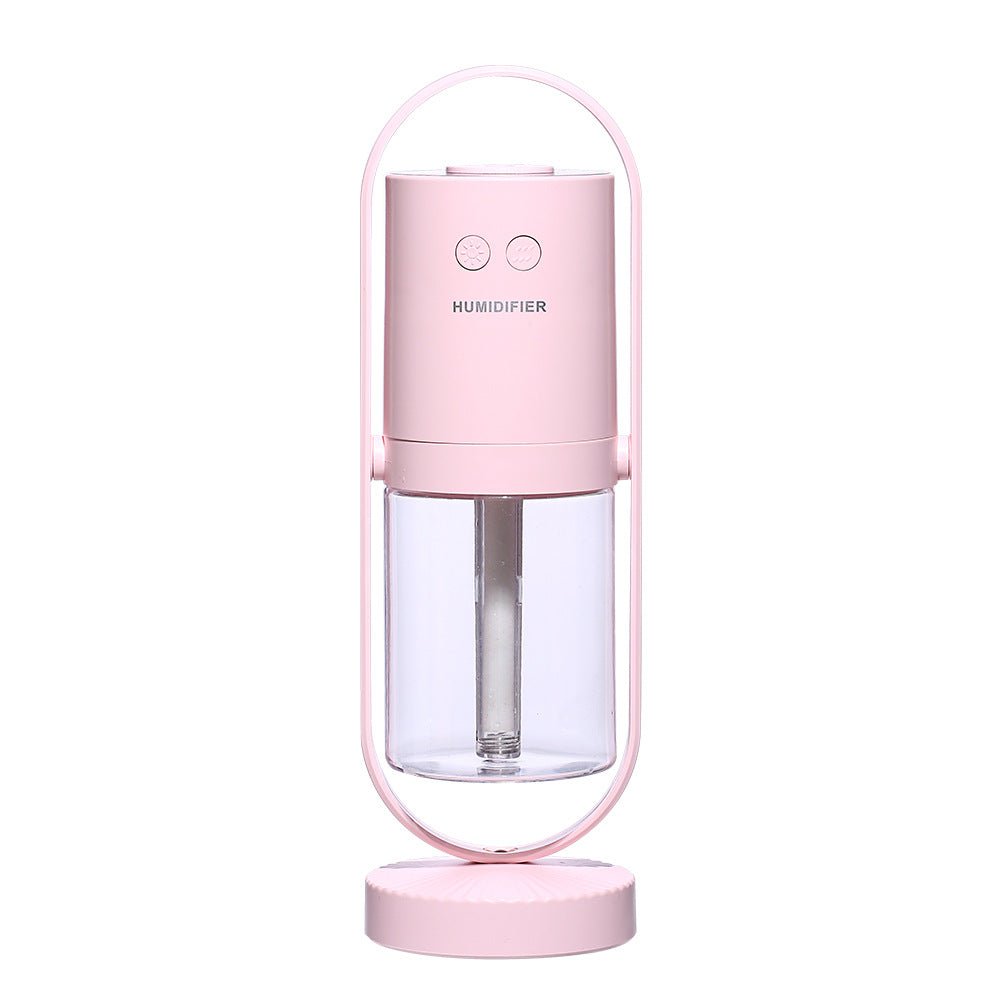 Magic Shadow USB Air Humidifier for Home with Projection Night Lights Ultrasonic Car Mist Maker Mini Office Air Purifier - InspiredGrabs.com