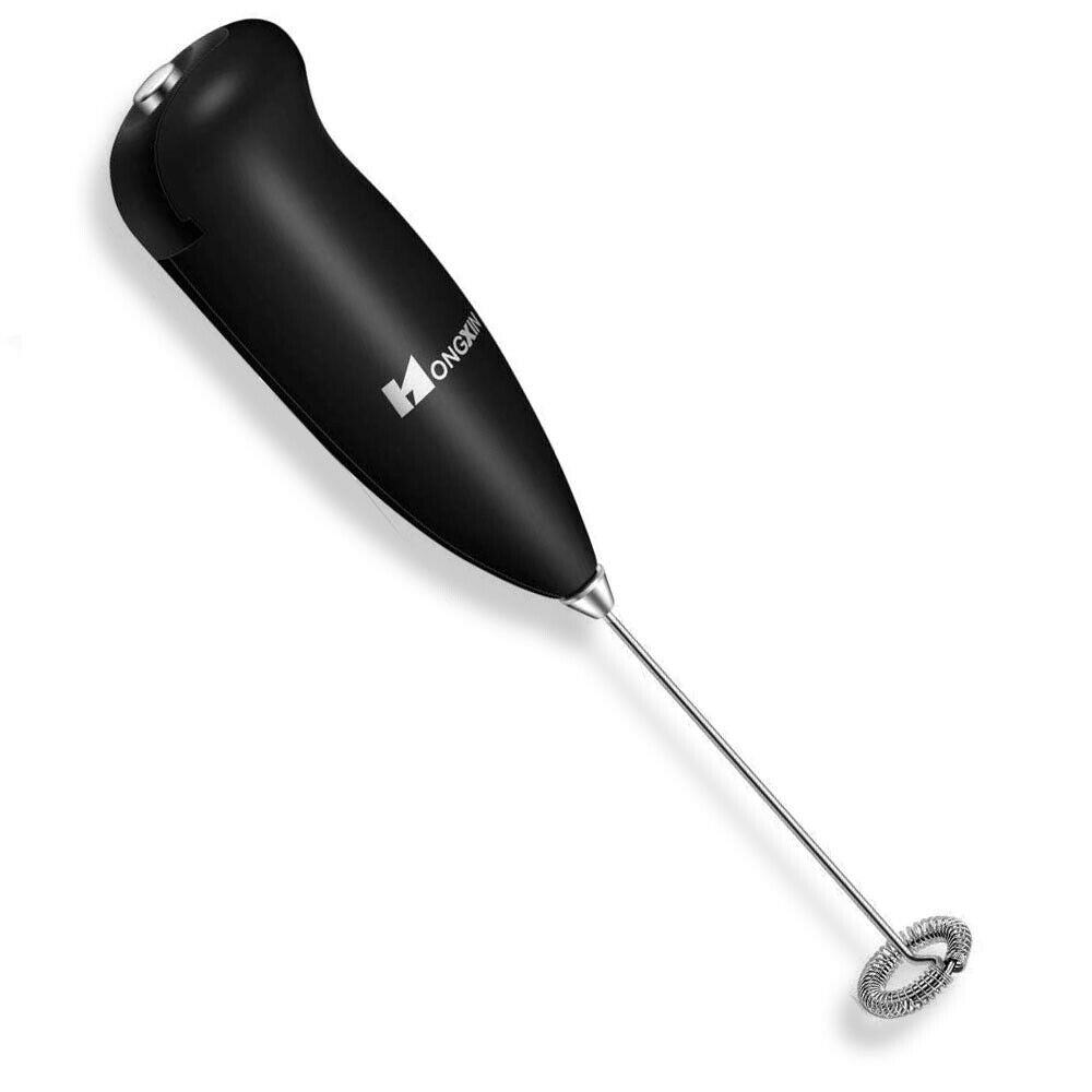 Electric Milk Frother Drink Foamer Whisk Mixer Stirrer Coffee Eggbeater Kitchen - InspiredGrabs.com